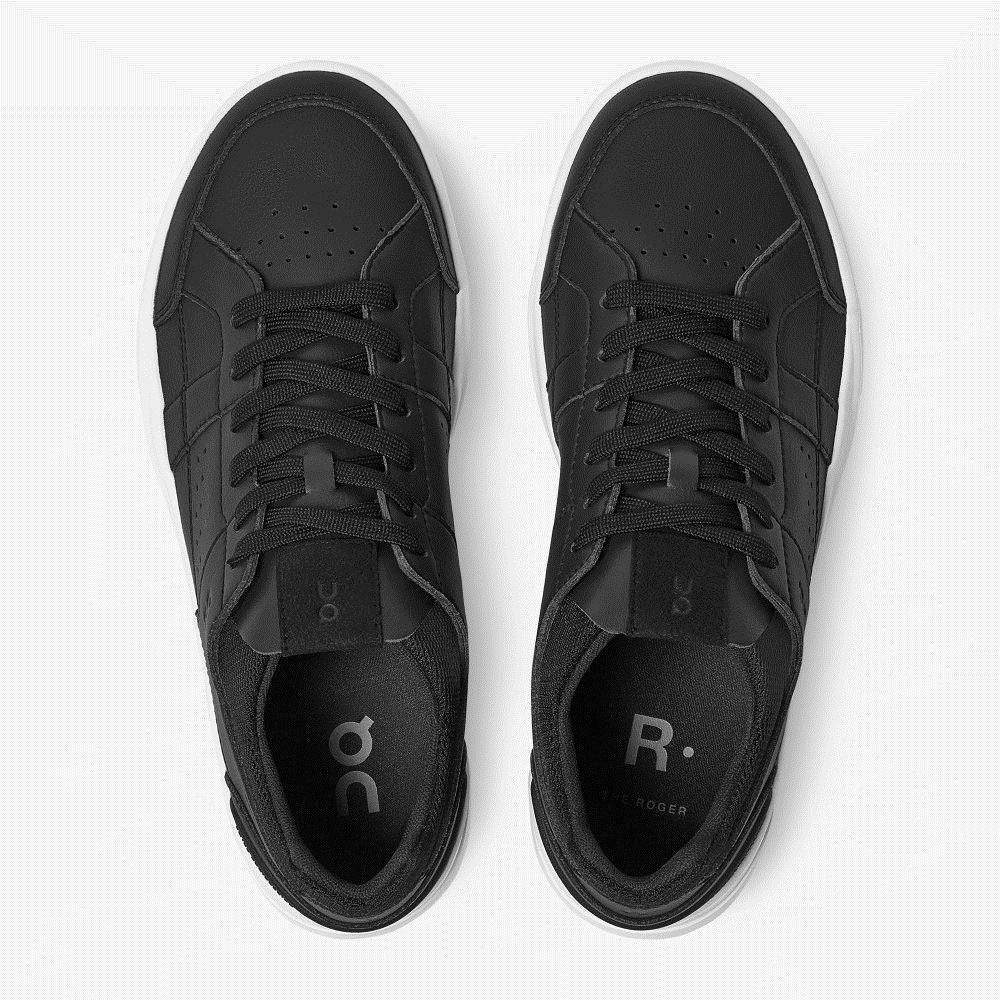 On THE ROGER Clubhouse: the expressive everyday sneaker - Black | White ON95XF286