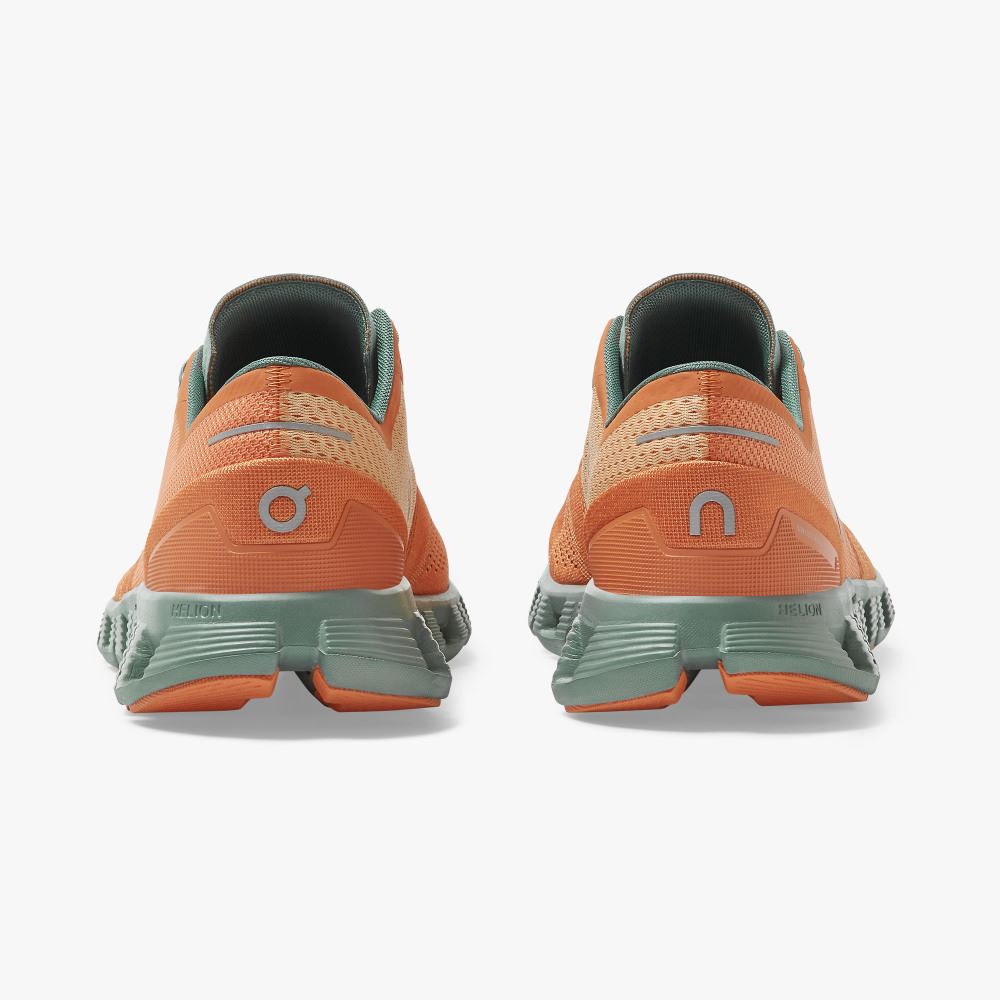 On New Cloud X - Workout and Cross Training Shoe - Orange | Sea ON95XF242