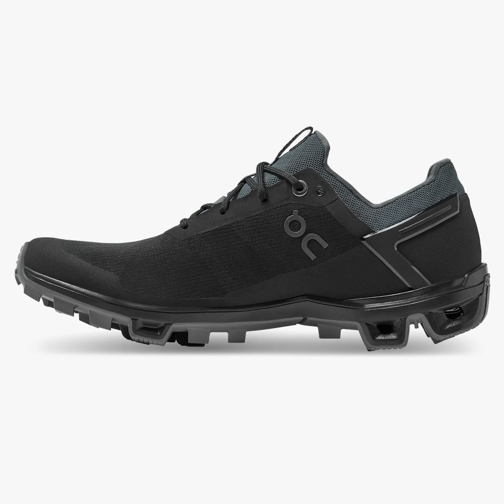 On Cloudventure Peak - Lightweight Trail Running Shoe - Black | Rock ON95XF164